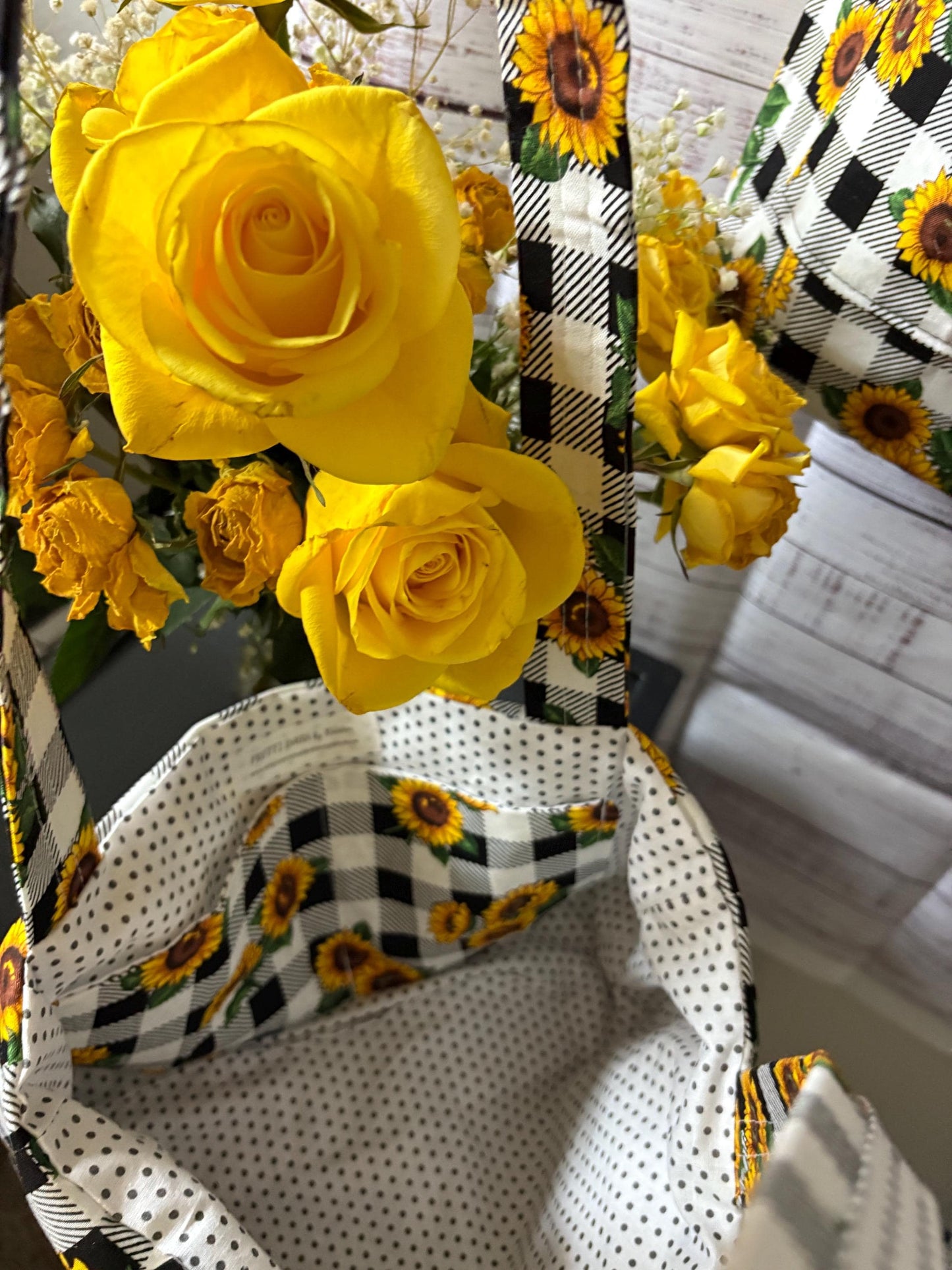 Sunflower Hobo Bag