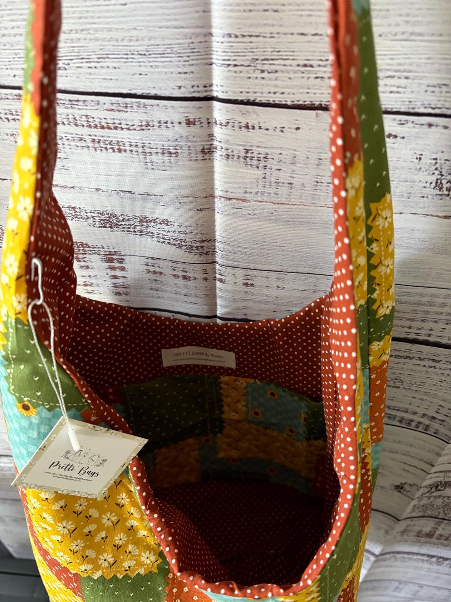 Autumn Patchwork Hobo Bag