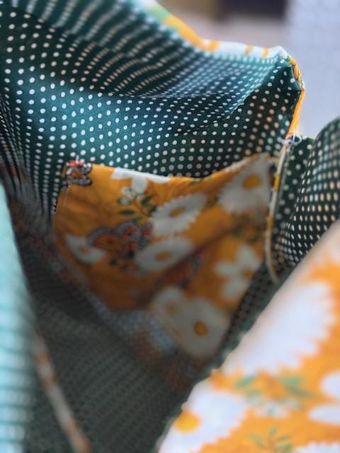 Monarch Butterfly Floral Origami Bag