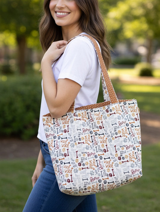 Dog Print Bag