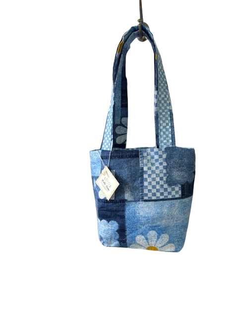 Denim Patchwork Bag