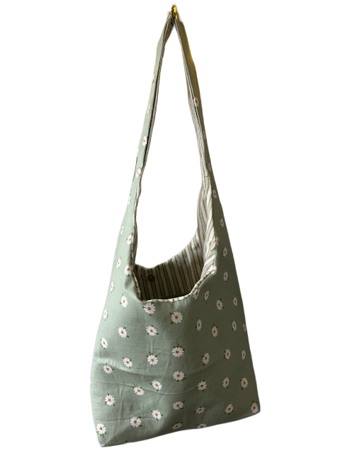 White Daisy Hobo Bag