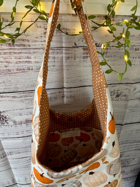 Autumn Pumpkin Hobo Bag
