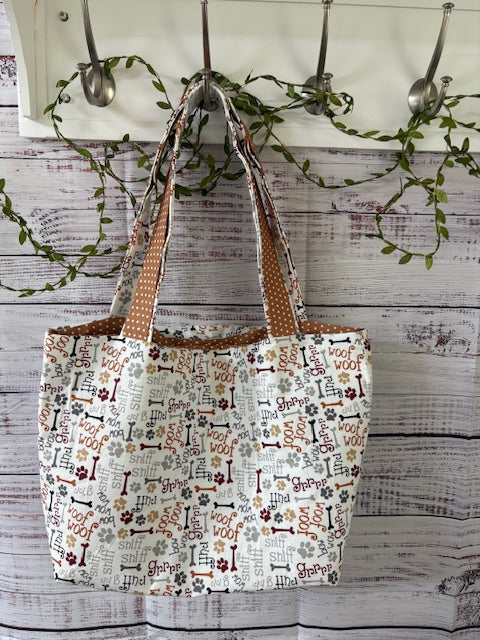 Dog Print Bag