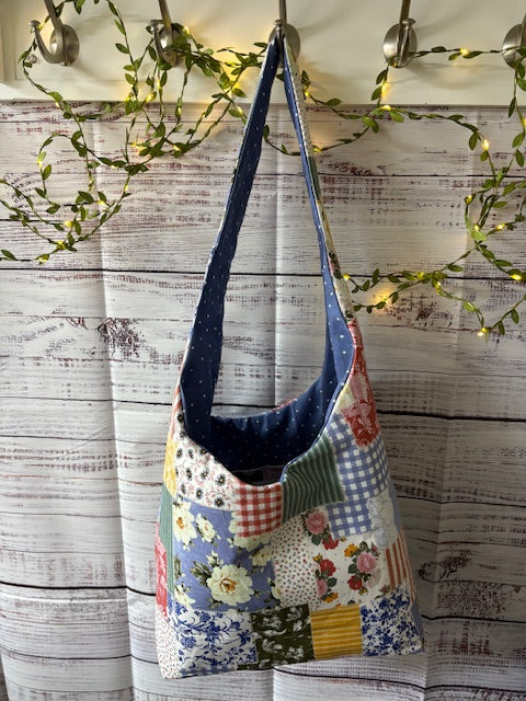 Shabby Chic Patchwork Hobo Bag