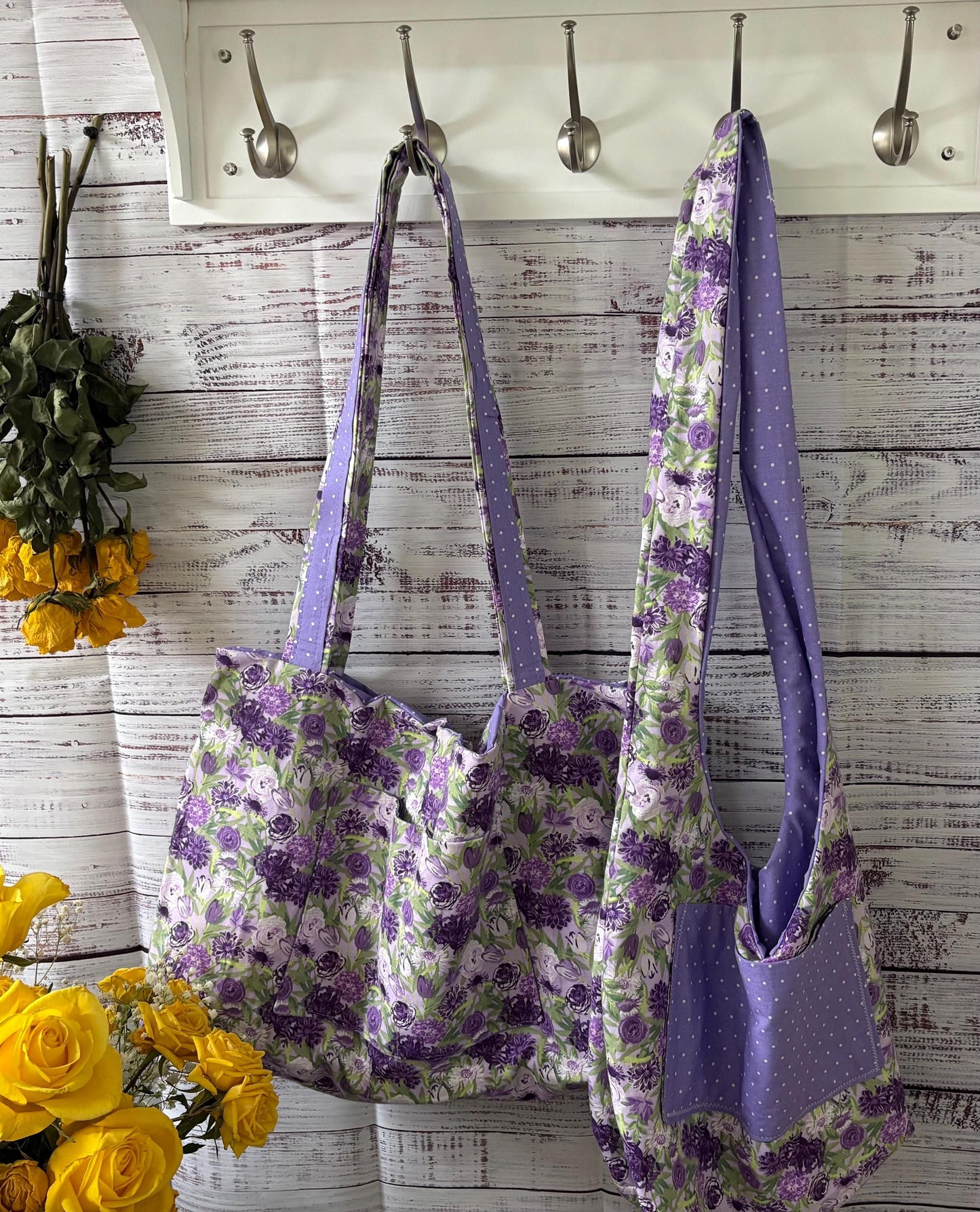 Oversize Purple Rose