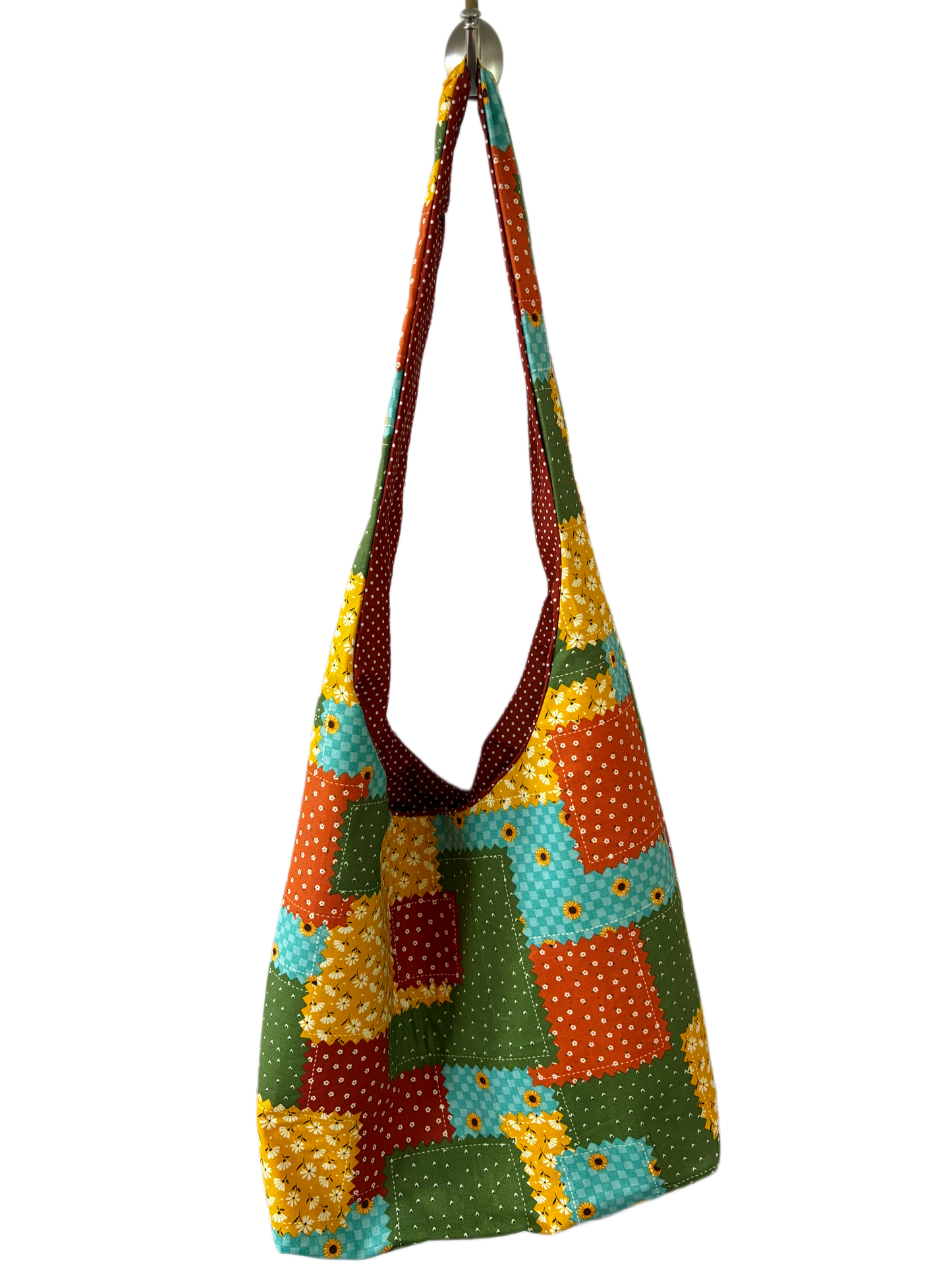 Autumn Patchwork Hobo Bag