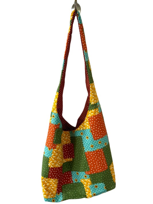 Autumn Patchwork Hobo Bag